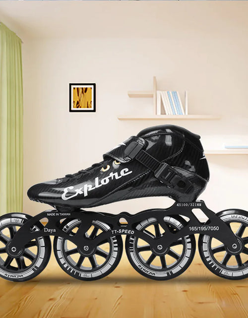 Load image into Gallery viewer, Speed skating roller skates professional racing inline
